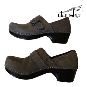 DANSKO Tamara Clogs Charcoal Gray Size 36 (5.5-6)